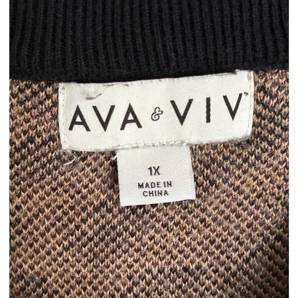 Ava & Viv Animal Print Sweater - Picture 4 of 8